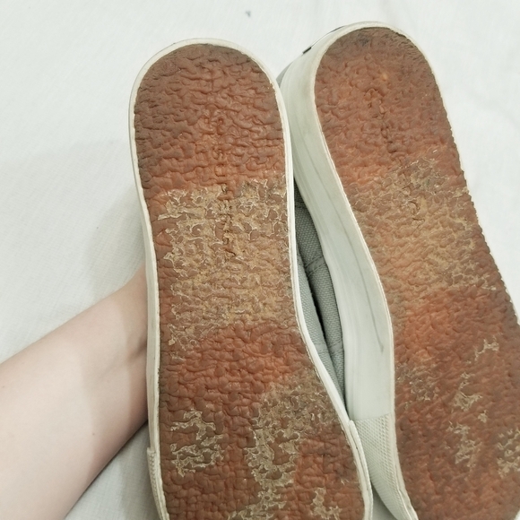 Superga Womens Platform Shoes Gray Low Top Canvas Sneaker‎ Skater Hipster 41.5 - Picture 12 of 15